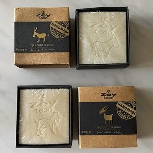 NWT 🎁 Handmade Goat/Donkey Milk Soaps x2 by Zey 🐐🧼